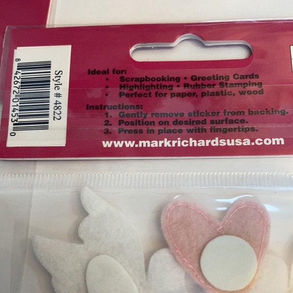 Mark Richards Scrapbook Stickers Card Making Wedding Dove Heart Church Crafts - Picture 8 of 13
